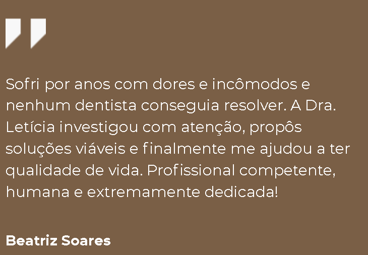 Depoimento - Beatriz Soares