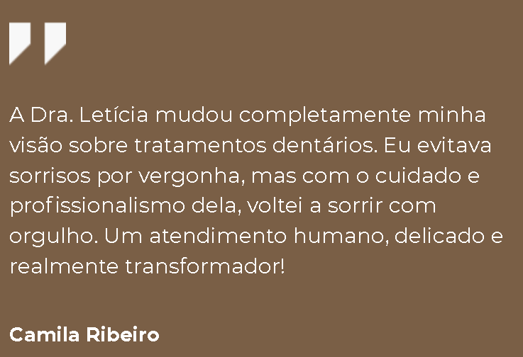 Depoimento - Camila Ribeiro